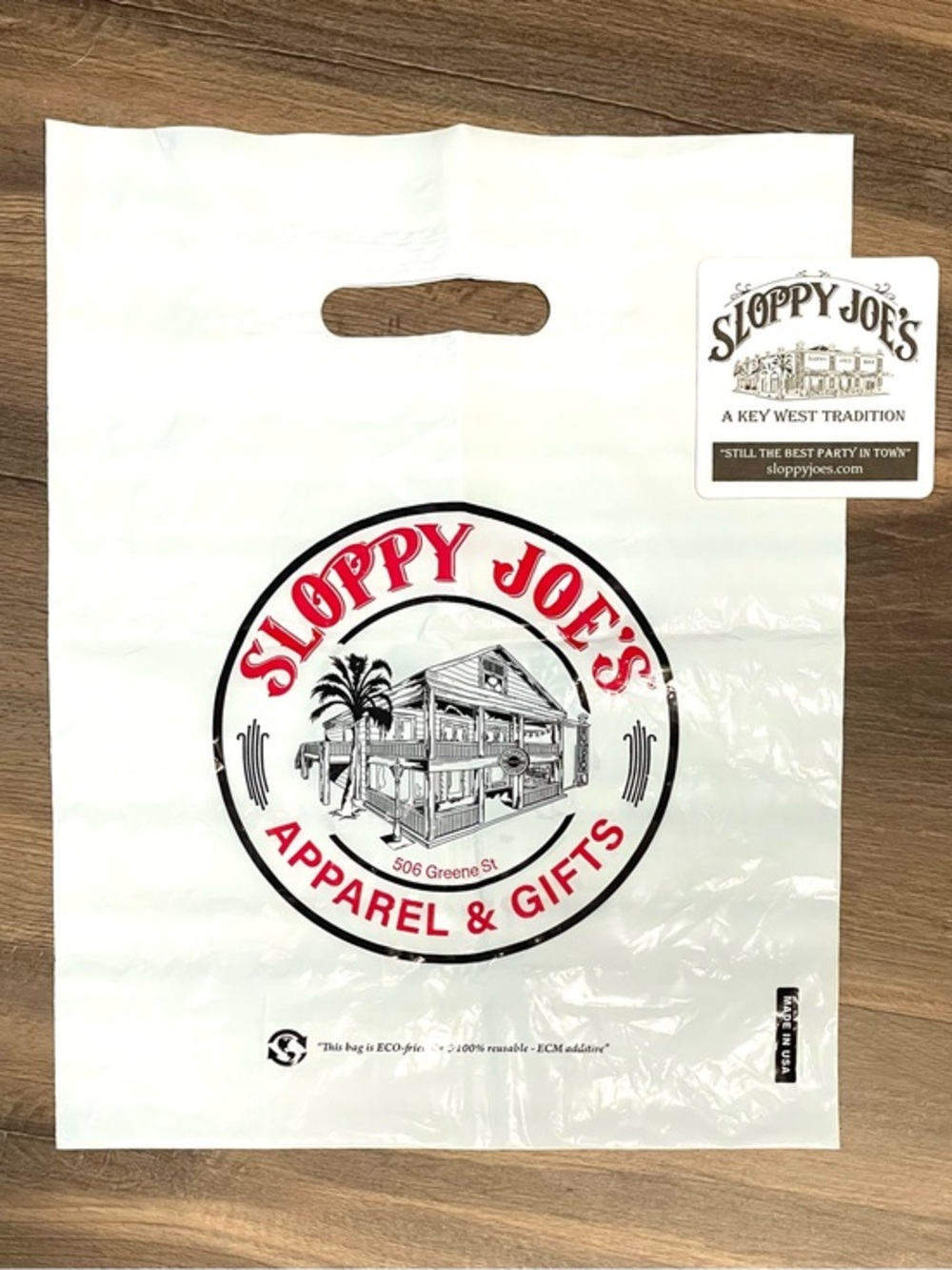 Sloppy Joe’s Gift - Tote Bag & Drink Coaster!